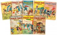 WORLD'S FINEST COMICS Nos. 54, 55, 57, 58, 59, 61, 62 and 63 * Lot of Eight Comic Books