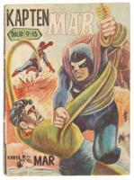 KAPTEN MAR Djilid 9-13 * Rare BATMAN / SPIDER-MAN Bootleg, 1970
