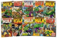 INCREDIBLE HULK Nos. 119, 120, 121, 122, 123, 124, 125, 126, 127 * Lot of Ten Comic Books