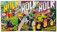 INCREDIBLE HULK Nos. 141, 142, 144 * Lot of Three Comic Books