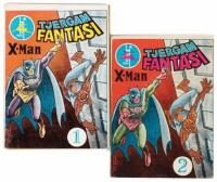 X-MAN TJERGAM FANTASI Vols. 1 and 2 * Indonesian Batman / Spider-Man Digests