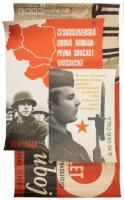 Three Czechoslovakian propaganda posters
