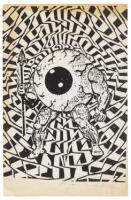 Psychedelic poster of an eyeball