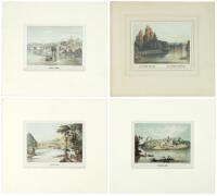 Four color lithographs from Das Illustrirte Mississippithal... vom Wasserfalle zu St. Anthony an bis zum Golf von Mexico