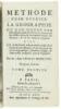 Methode pour etudier la geographie. Où l'on donne une description exacte de l'univers, formée sur les observations de l'Académie royale des sciences, & sur les auteurs originaux. Avec un Discours preliminaire sur l'étude de cette science, & un catalog - 6