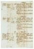 Manuscript listing Asian and African rebel slaves in Cuba (Cimarrones), and descriptions of three who were caught