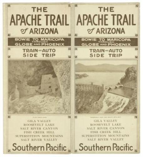 The Apache Trail of Arizona. Bowie to Maricopa through Globe and Phoenix. Train and Auto Side Trip
