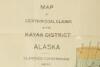 Map of Certain Coal Claims in the Kayak District Alaska - Clarence Cunningham Agent... - 2