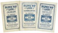 Highway Map and Guide of California & Nevada; Colorado; Arizona and New Mexico.