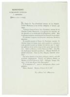 El Exmo. Sr. vice-presidente interino de los Estados-Unidos Mexicanos... Valentin Gómez Farías... sabed: ...Sr. Presidente intorno D. Antonio Lopez de Santa-Anna, para mandar en persona y como general en gefe las fuerzas del ejécito...