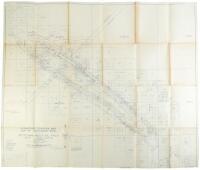 Structure Contour Map Top of Kettleman Sand. Kettleman Hills Oil Field, Fresno & Kings Counties, California. Continental Oil Company, California Division