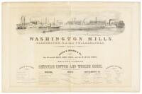 Washington Mills Gloucester N.J. near Philadelphia. David S. Brown & Co. ... Philadelphia, selling agents for the following American cotton and woolen goods