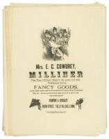 Mrs. E.C. Cowdrey, Milliner - eleven copies