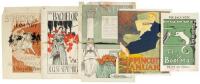 Ten color lithograph posters for literary magazines from the era of the poster craze