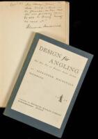 Design for Angling: The Dry Fly on Western Trout Stream - a signed copy and a galley proof copy