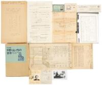 Archive relating to Tomiji Takeda, a Japanese-American resident of Milpitas, California, who was interned at Tule Lake camp, then allowed to move to Utah and eventually Colorado