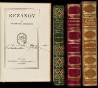 Four finely bound volumes