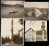 Five original photographs of Alaska Native Americans