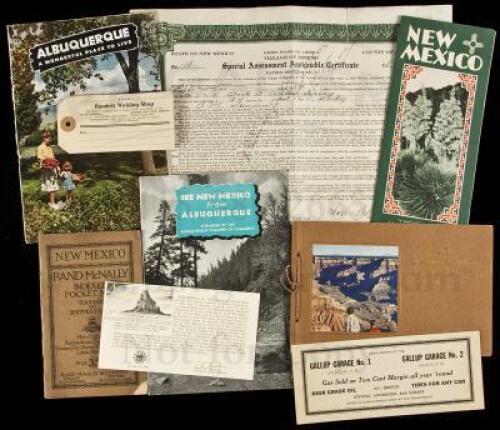 Ephemera archive from Arizona and New Mexico