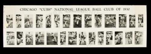 Chicago Cubs - Advertisement for the 1930 Baseball Season