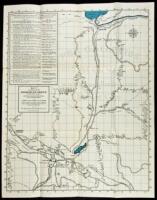 Map "A" of portion of the Bohemian Grove, Sonoma County, California showing principal roads, trails and club structures