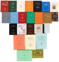 Seventy-three miniature books from the Junipero Serra Press