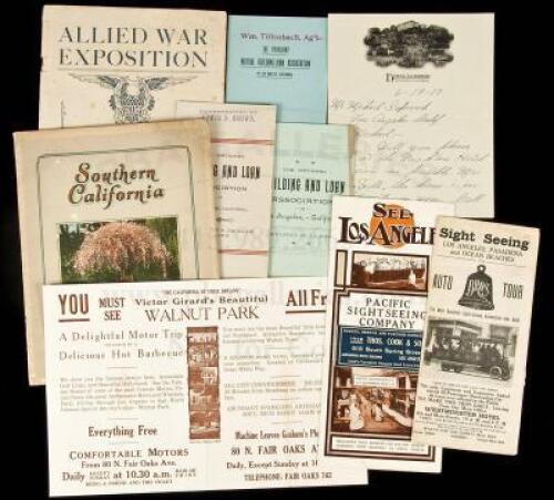 Ephemera archive from Los Angeles