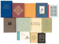 A selection of miniature books from various presses (A-J)