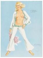 Pin-up from January 1967 Playboy Magazine