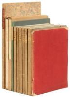 13 volumes printed by John Henry Nash