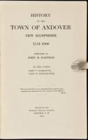 History of the Town of Andover New Hampshire 1751-1906