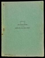 Report on the Gold Mining Property of the Quaker Hill Gold Mines Company, Formerly known as the Sargent & Jacobs Gravel Mine... Situated in Nevada County California