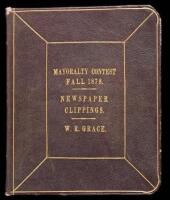 Mayorality Contest Fall 1878. Newspaper Clippings. W.R. Grace (cover title)