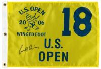 2006 U.S. Open flag, signed by Geoff Ogilvy
