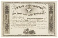 Texas Association Stock Certificate
