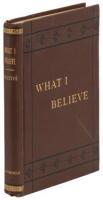What I Believe