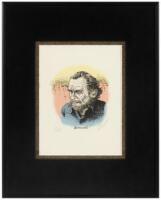 Serigraph of Charles Bukowski by R. Crumb