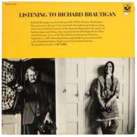 Listening to Richard Brautigan