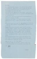 Original signed typescript letter from Gary Snyder to John Montgomery