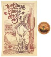 New Riders of the Purple Sage concert poster Armadillo World Headquarters,