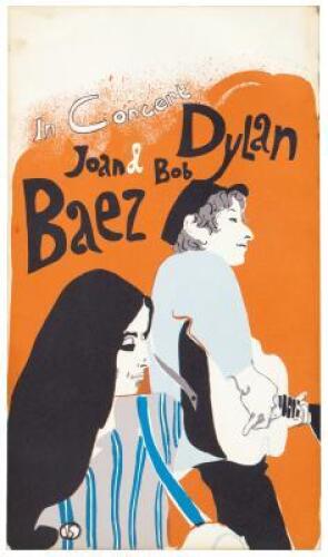 Bob Dylan & Joan Baez 1965 Handbill