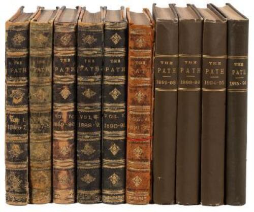 The Path: a Magazine Devoted to the Brotherhood of Humanity, Theosophy in America, and the Study of Occult Science, Philosophy, and Aryan Literature - Volumes 1-10, 1886-1896