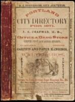 Portland City Directory for 1871. Embracing a General Directory of Residents, a Directory of East Portland...