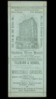 Representative Business Houses of San Francisco Compliments of Golden West Hotel (running title)
