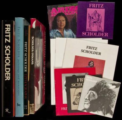 Twenty-one volumes about Fritz Scholder