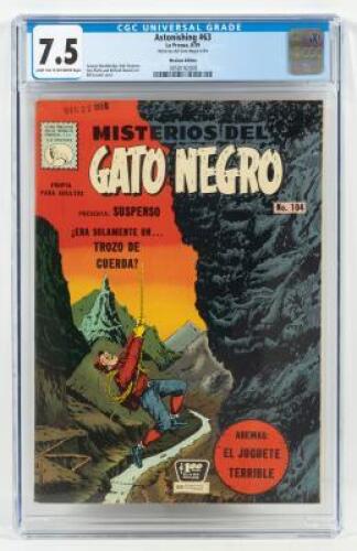 MISTERIOS DEL GATO NEGRO No. 104 * Mexican ASTONISHING No. 63