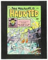 Original THIS MAGAZINE IS HAUNTED No. 6 Cover Recreation Painted by Cyril Jordan