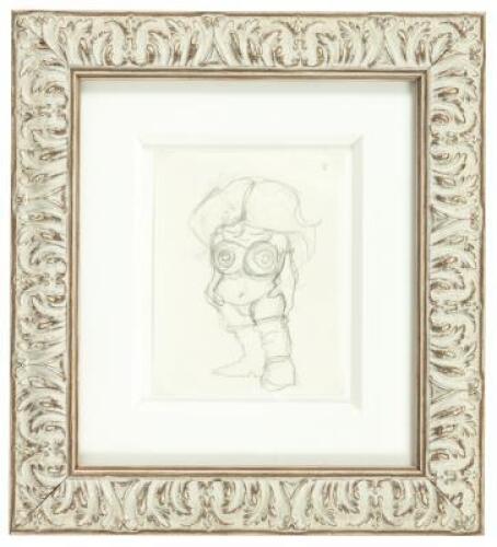 Original Pencil Drawing of Belinda Bump by VAUGHN BODE, c. 1971