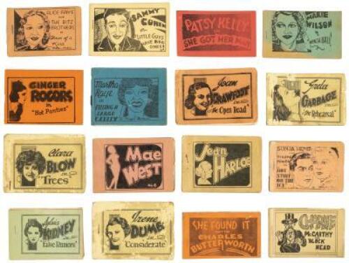 TIJUANA BIBLES: Lot of 18 HOLLYWOOD-Themed Eight-Pagers