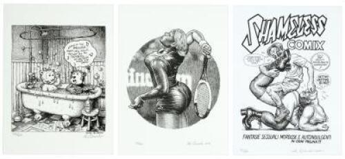 Three R. CRUMB Signed Limited Edition Prints